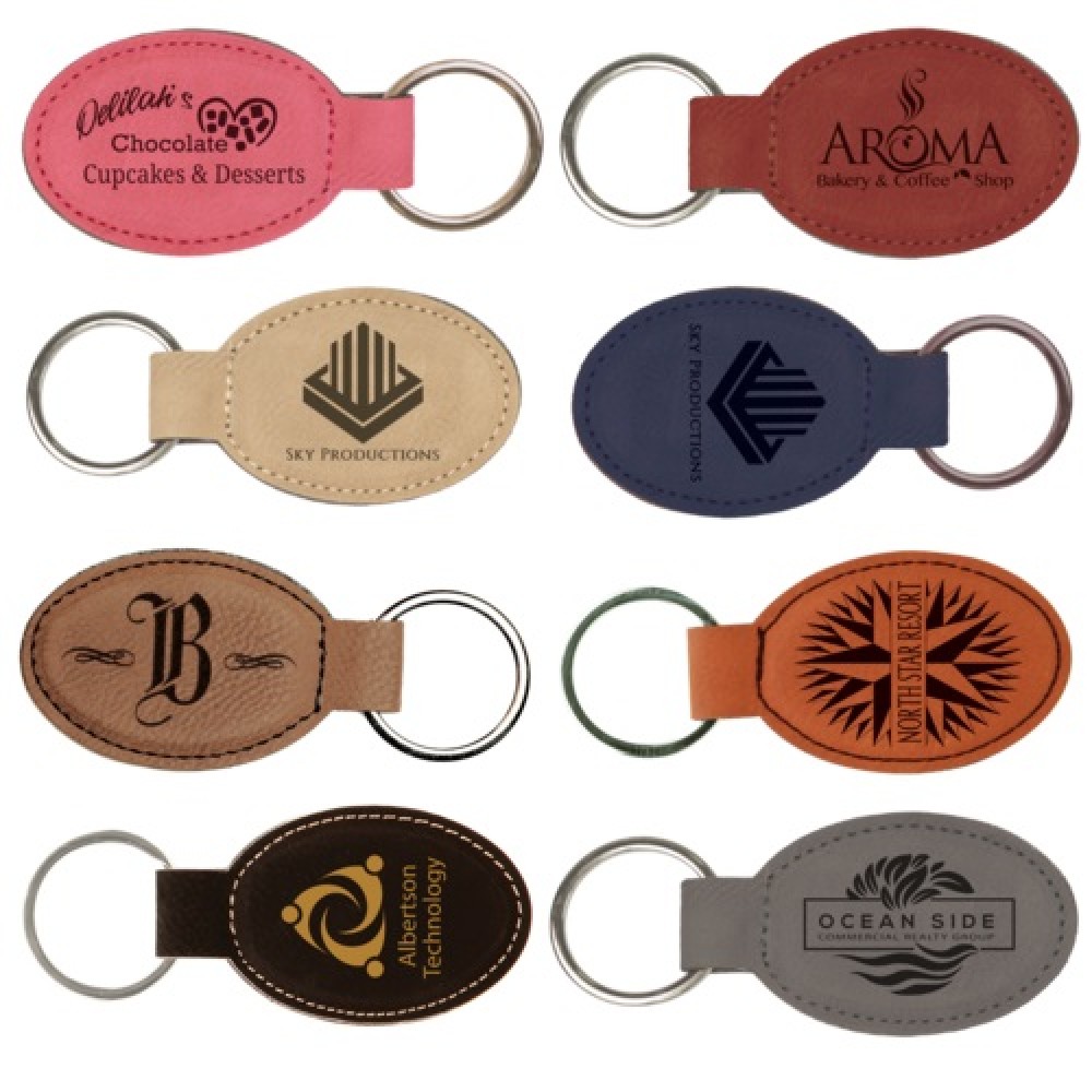 Leatherette keychain outlet